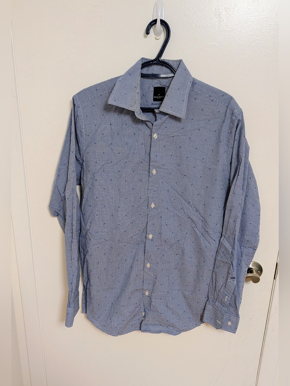 Daniel Hechter Paris Blue  Dress Shirt - Men's Size 15.5, 34/35